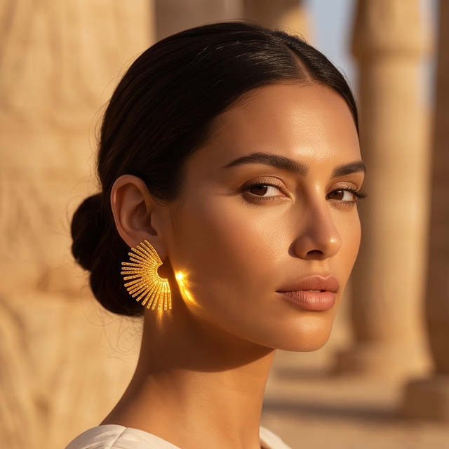 ☀️ Boucles d'Oreilles Cléopâtre ☀️