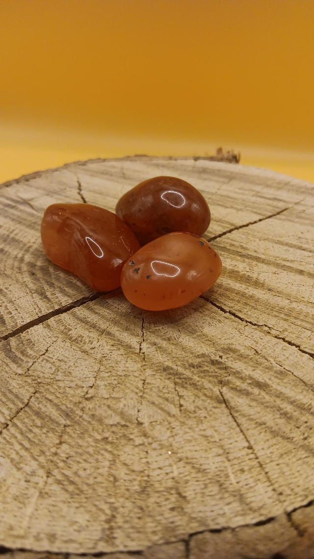 Pierre roulée Cornaline