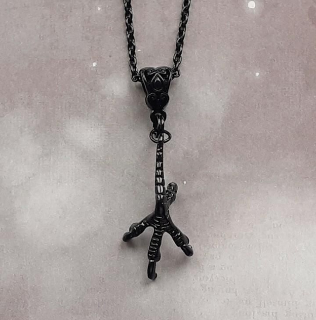 Black Bird Claw Necklace 