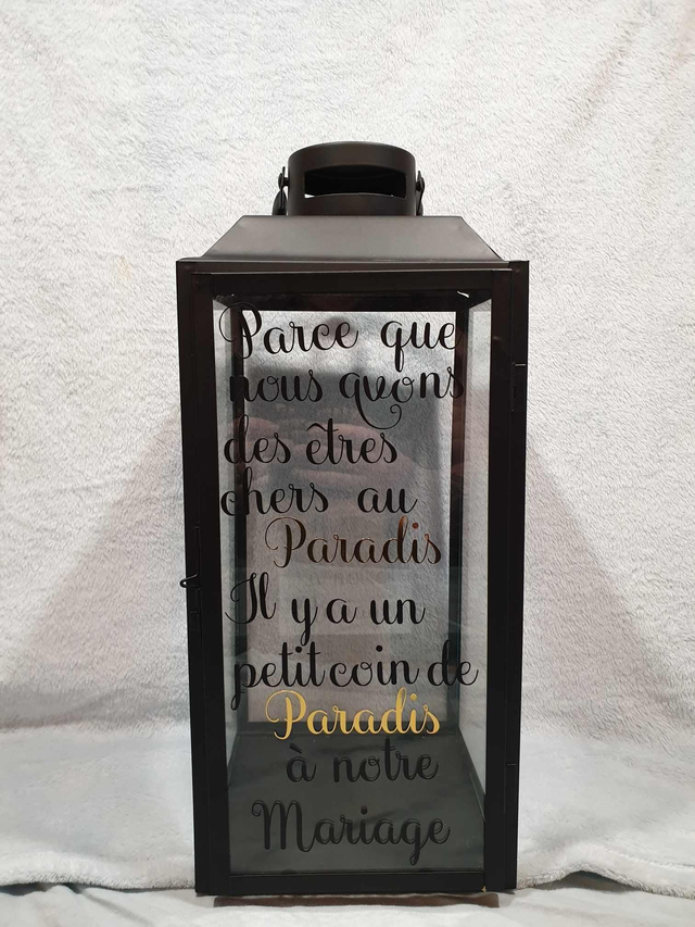 Lanterne Hommage à nos défunts