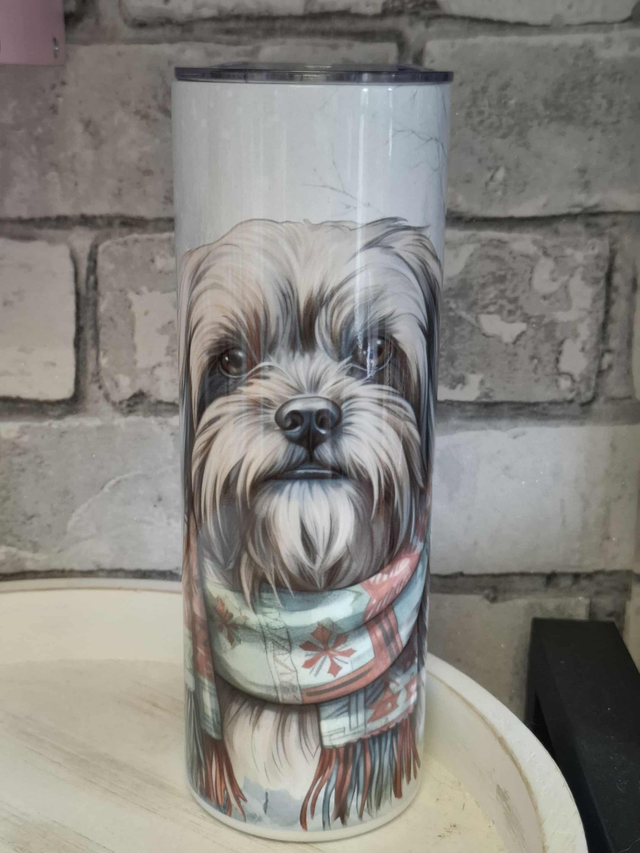 Gourde Canette Lhassa Apso