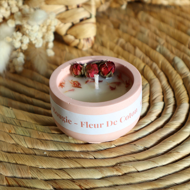 Mini Bougie - Fleur De Coton