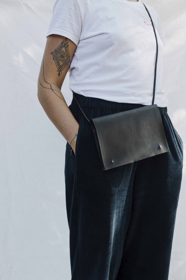 SAOIRSE - shoulder leather bag - EN