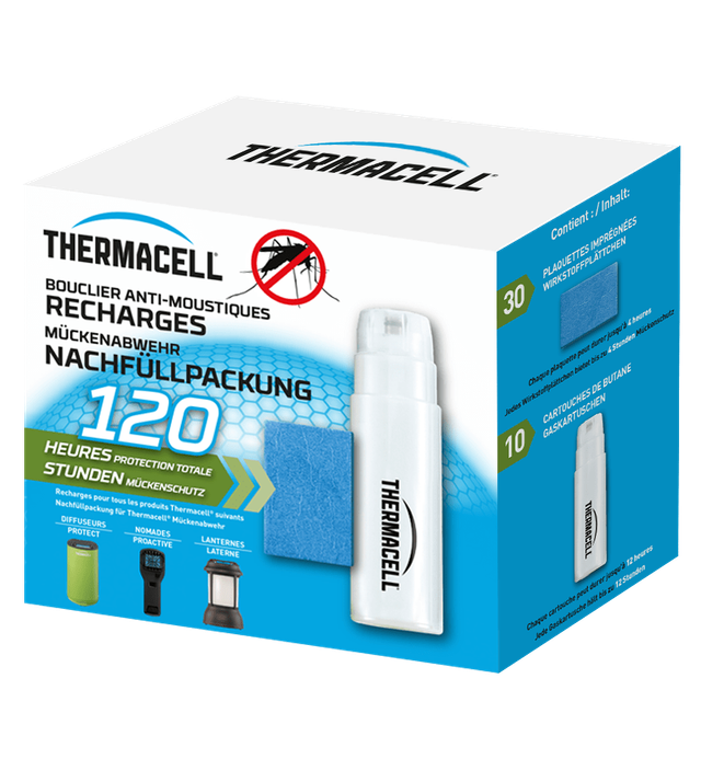 Recharges 120H pour diffuseur et lanterne bouclier anti-moustiques