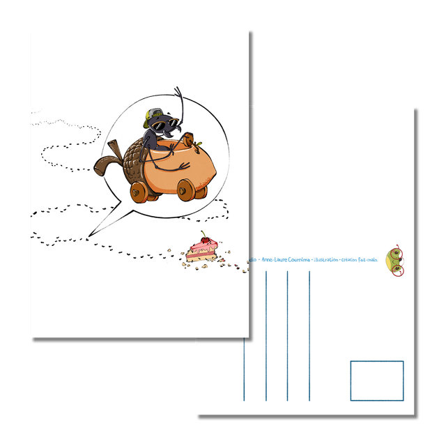 CARTE POSTALE | Les Fourmis