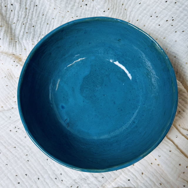 Saladier turquoise