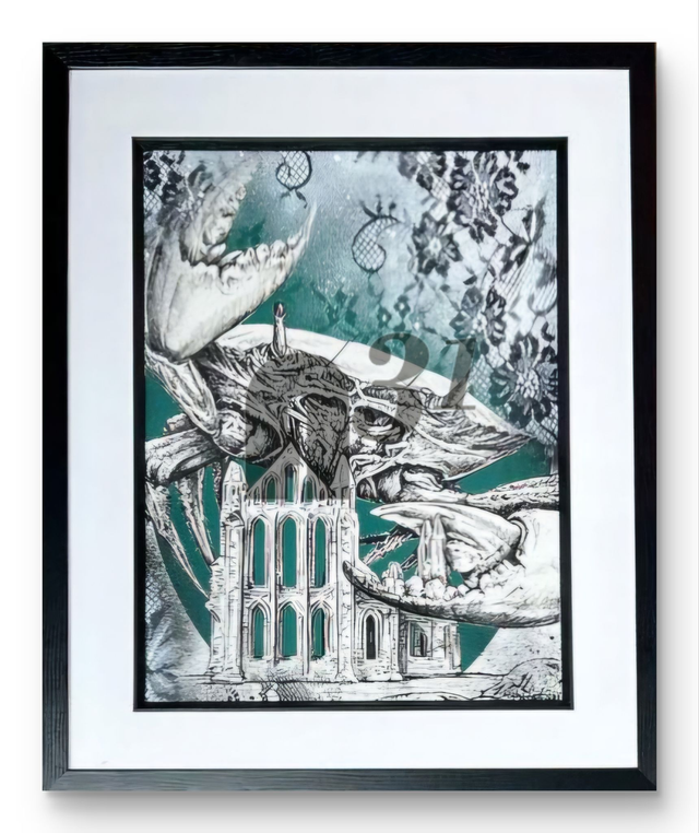 6. Night Crawler Crab Hand Finished Print