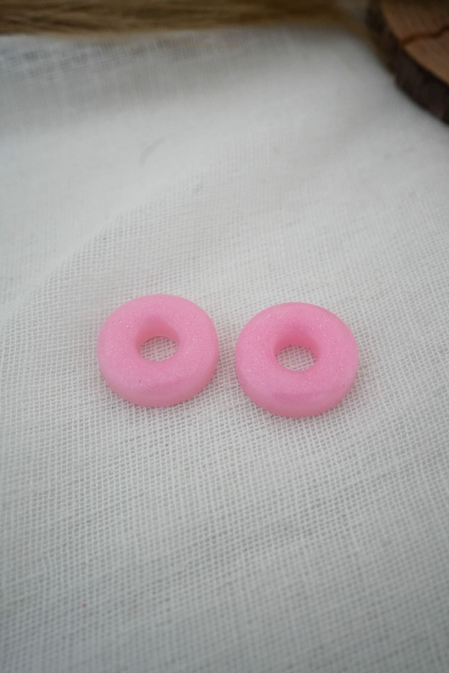 Moyennes pampilles donuts roses