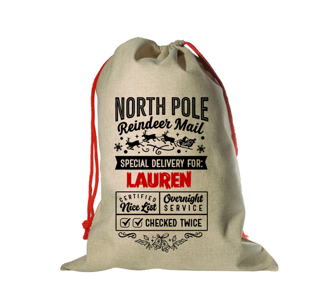 Christmas Santa Sack - North Pole