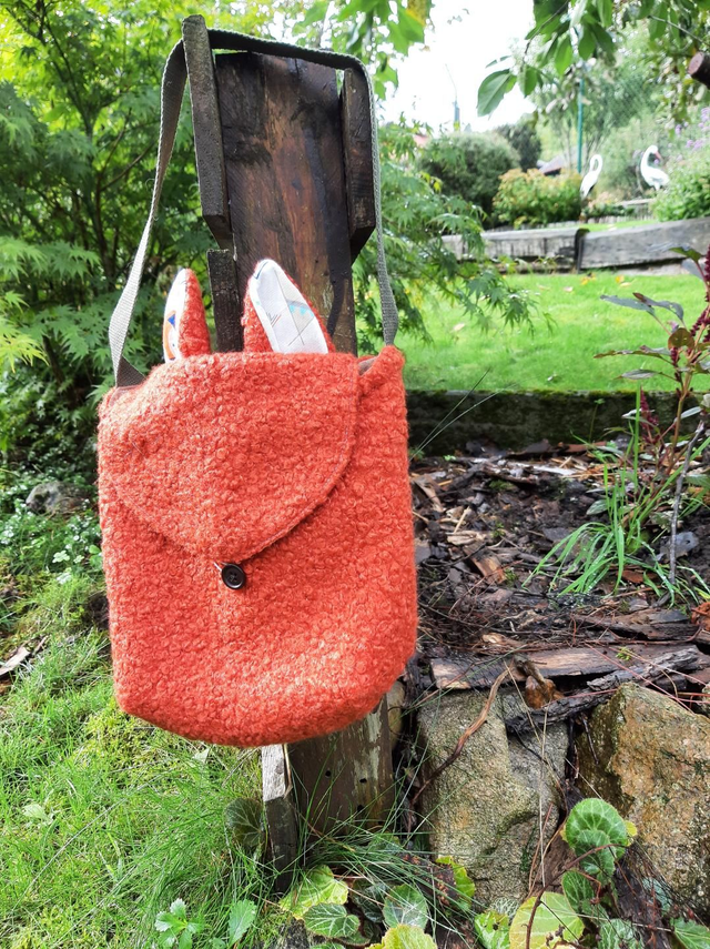 Sac besace enfant – Modèle Renard 🦊