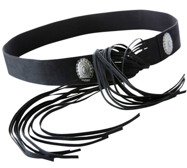 Ceinture franges suedine 48/52