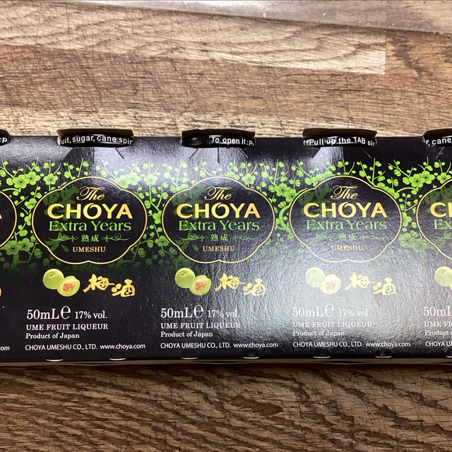 Choya ume fruit liqueur 5x50ml