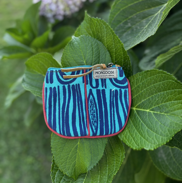 Patchy Purse Seed Aqua/Indigo