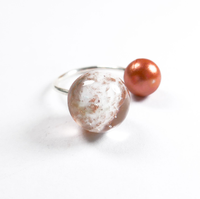 Bagues 2 sphères ou 1 sphère / 1 plateau