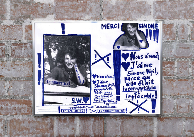 Thomas Hirschhorn, La grande Simone Weil