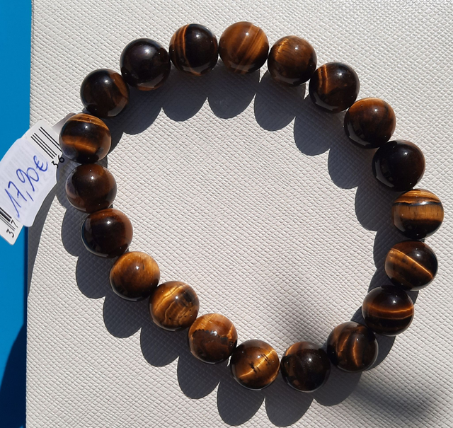 Bracelet boule 10mm oeil de tigre A