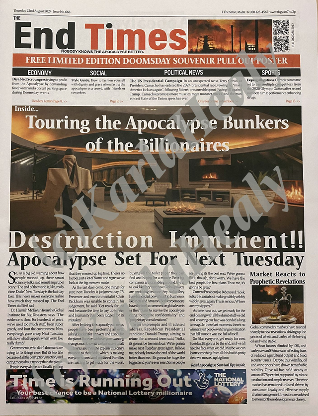 The End Times newspaper