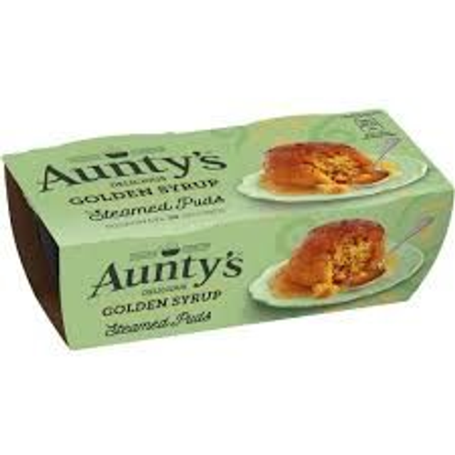 Aunty's Golden Syrup Sponge Pudding 2x95g