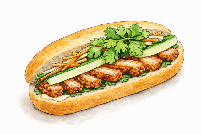 Mini Banh Mi Saigon (Porc)