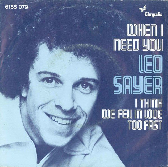 Leo Sayer - When I Need You
