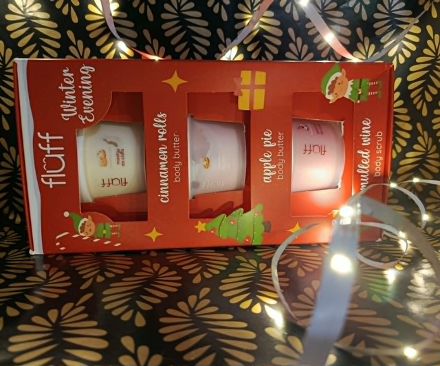 coffret fluff soins corps épice de noel design winter
