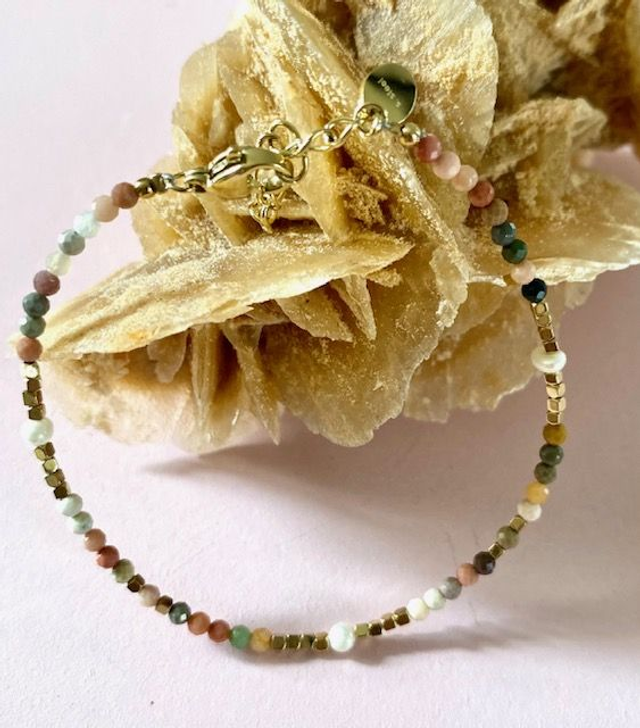 Bracelet Bohême Agate Multicolore