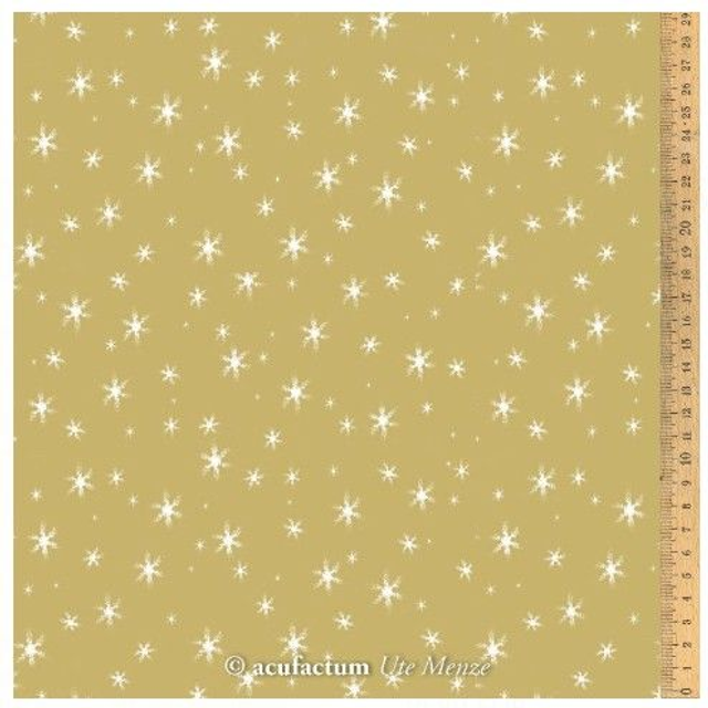 35 cm BW-Stoff "Eiskristalle"