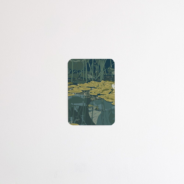 Water Lilies and Frog