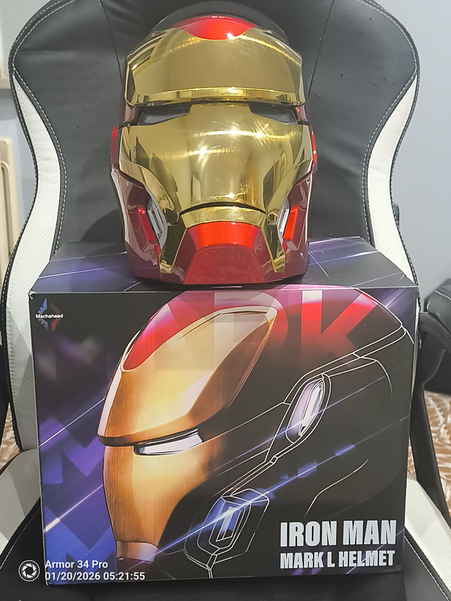 casco iron man mk50 con comandi vocali e telecomando