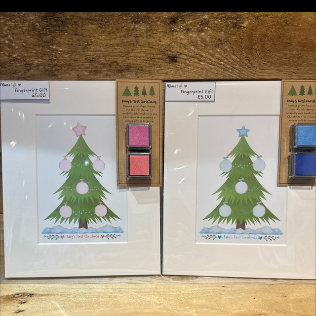 Baby’s First Christmas Fingerprint Mount