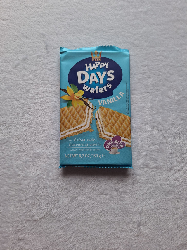 Happy Days gaufrettes fourrées vanille 180 g