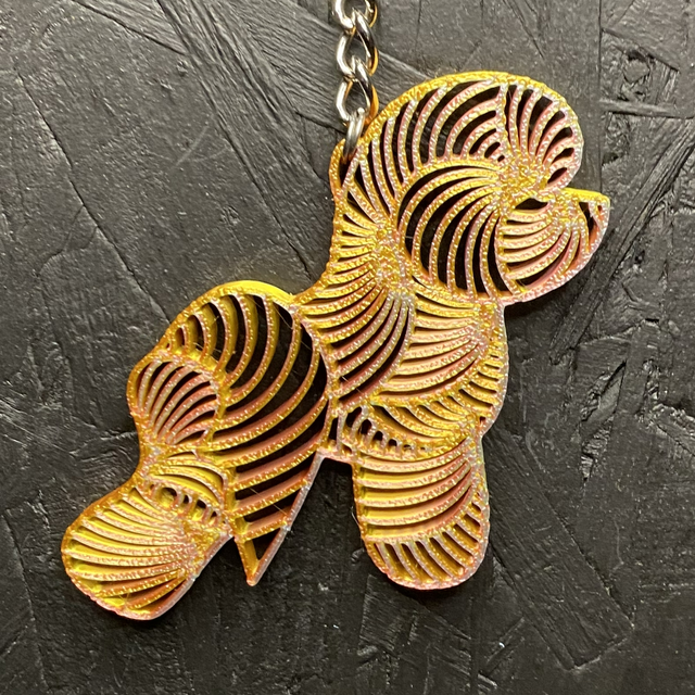 3D - Keychain Bichon Mystic Meadow