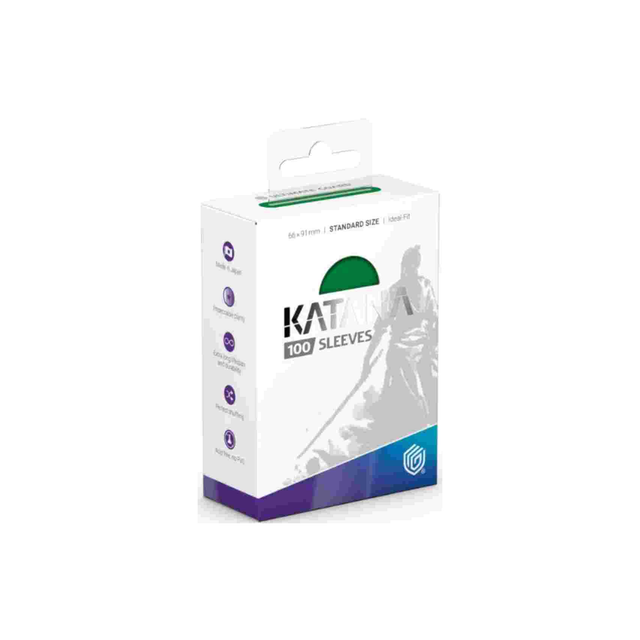 Katana 100 Sleeves Standard Ideal Fit Ultimate Guard - Jade Garden