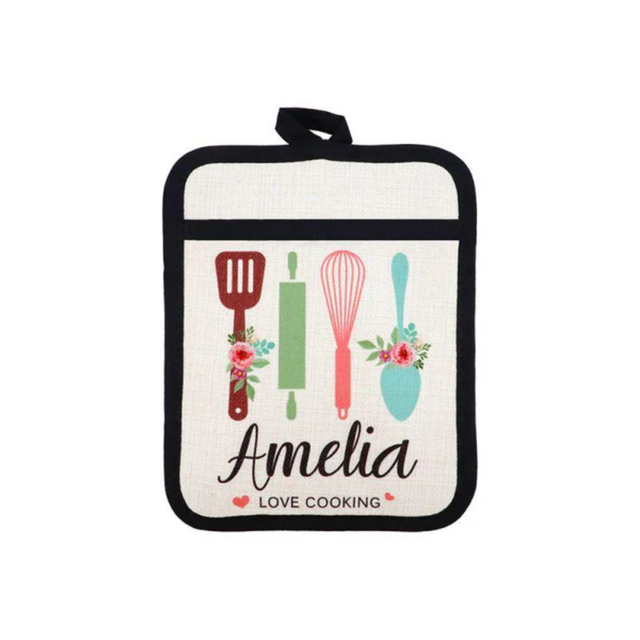 Pot Holder With Rubber Back