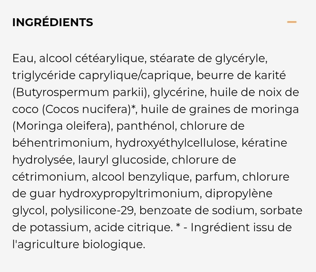 Organic Mimi " Masque capillaire Gold Set Réparateur "