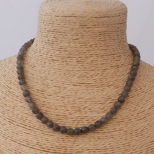 Labradorite - Collier Classique en Pierres Naturelles