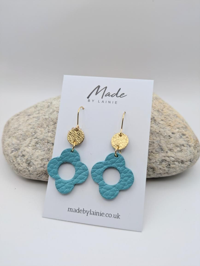 Retro Flower Drop Earrings (2)