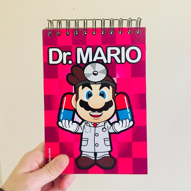 Croquera A5 hojas blancas Doctor Mario