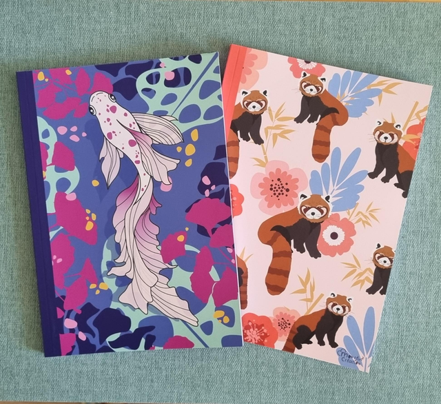 Cahier de dessin poisson