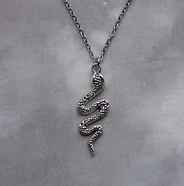 Wavy Snake Necklace 