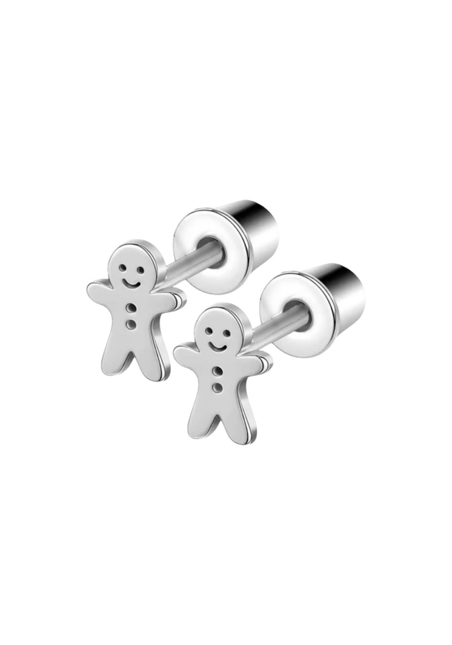 Gingerbread Man Mini Comfort Back Studs