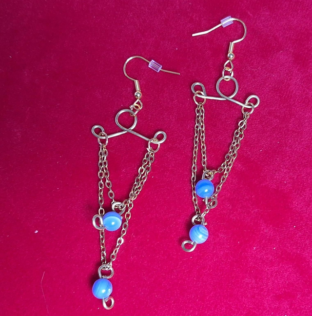 Customised Persephone's spring blossoms earrings