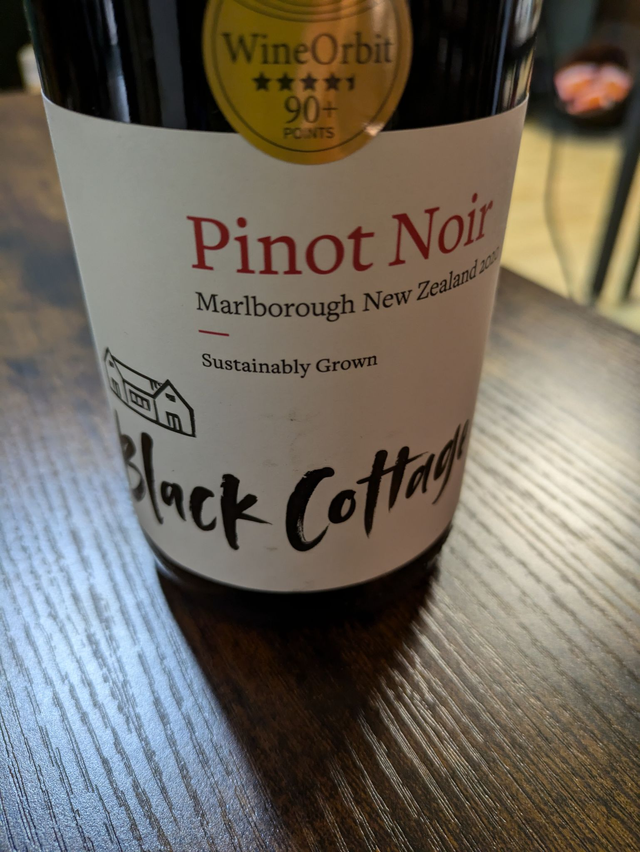 Black Cottage Marlbrough Pinot Noir 2020
