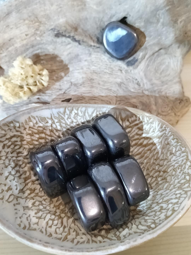 Pierre roulée Hématite magnétique