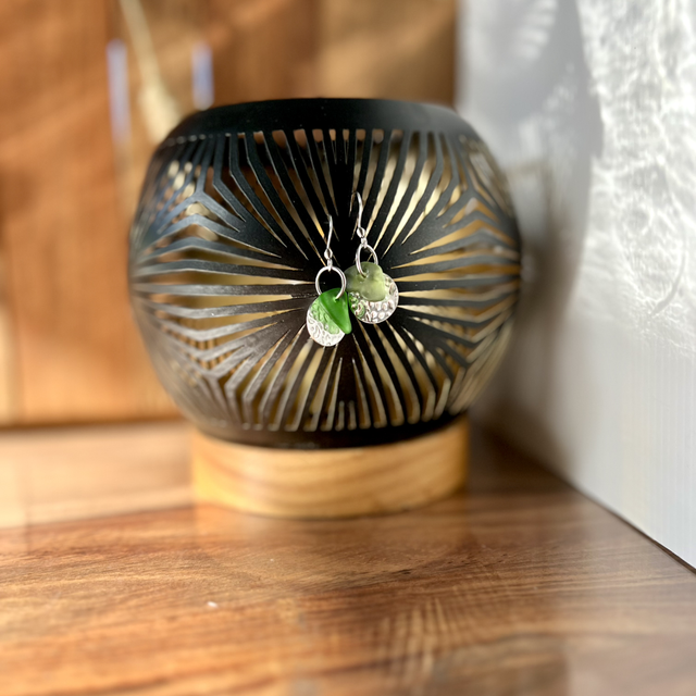 Boucles d’oreilles Résilience argenté 