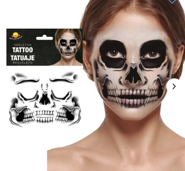 Tatuaggi Viso scheletro