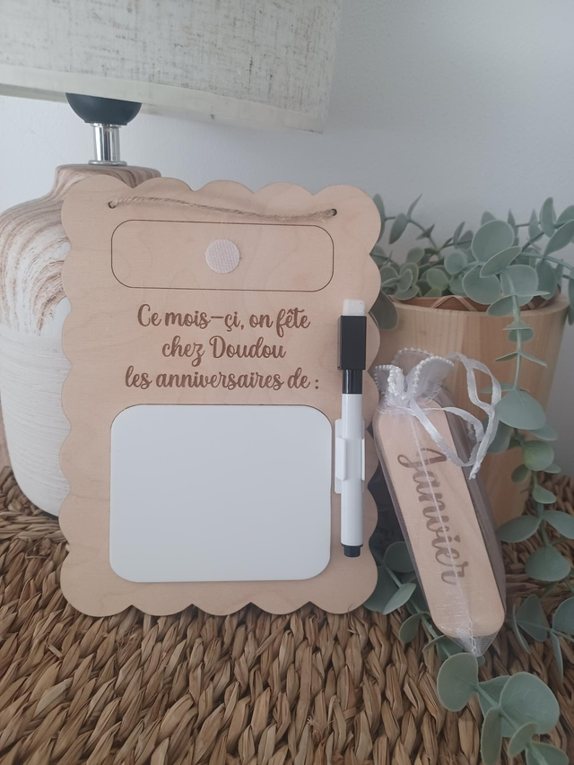 Tableau anniversaires mensuel – Version professionnelle pour crèches, écoles et assistantes maternelles