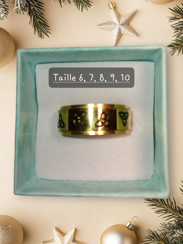 Bague en acier inoxydable – Tailles 6 à 10