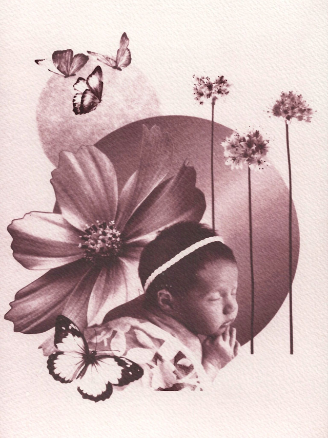 Cyanotype personnalisé - Coloris au choix