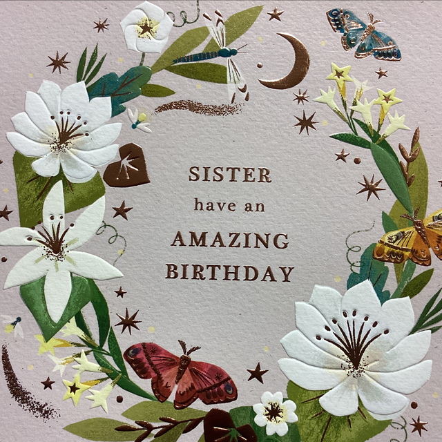 Birthday Relative Sister - Amazing Birthday GB 